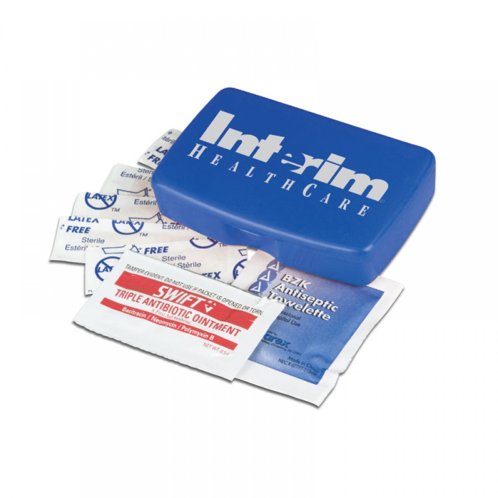 Logo Printed Compact Personal First Aid Kit Logo Printed Compact Personal First Aid Kit