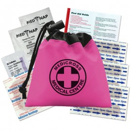 Custom Cinch Drawstring First Aid Kit