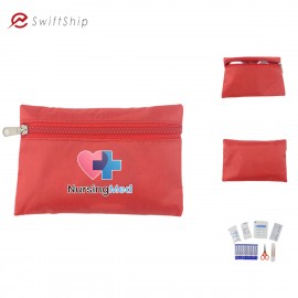 8-piece Small Sized First Aid Kit with Logo