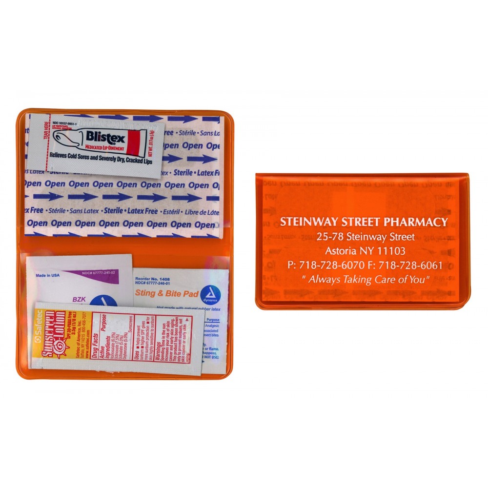 Sun Care Case in Translucent Vinyl Colors with Logo Sun Care Case in Translucent Vinyl Colors with Logo