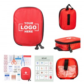 Custom First Aid Kit in Portable Traveling Bag