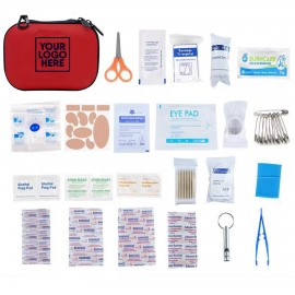 Customized 127Pc First Aid Kit In Easy Carry Eva Zipper