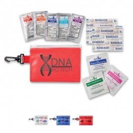 First Aid Kit in Pouch with Logo