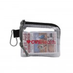 Customized First Aid Kit In A Zippered Clear Nylon Bag