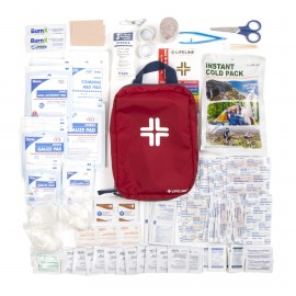 Lifeline AAA Base Camp First Aid Kit, 107 Piece with Logo