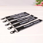 Custom Imprinted Jacquard Wrist Strap Lanyard