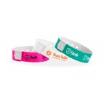 Logo Branded Vinyl Narrow Custom Wristbands