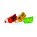 Plastic Wide Custom Wristbands Logo Printed