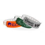 Custom Printed Wide Vinyl Custom Color Wristbands