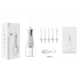 Water Dental Flosser 4 Modes 5 Jet Tips Portable Oral Irrigator for Teeth L11 with Logo