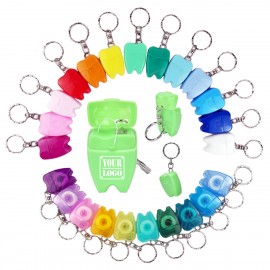Personalized Custom Dental Floss Key Chain  Personalized Custom Dental Floss Key Chain