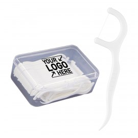 Customized 50pcs Travel Toothpick Stick Dental Flosser Pick Kit for Teeth Cleaning  Customized 50pcs Travel Toothpick Stick Dental Flosser Pick Kit for Teeth Cleaning