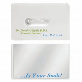 Logo Branded Credit Card Dental Floss w/Mirror