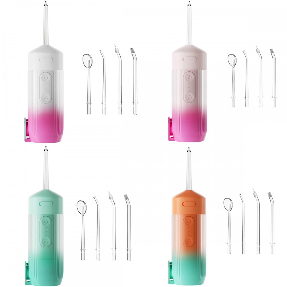 Custom USB Rechargeable Cordless Water Flosser Portable Oral Irrigator Tooth Cleaner