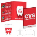 Custom Printed Booklet with Tooth Shaped Dental Floss