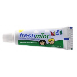 Custom Freshmint Kids Fluoride Free Toothpaste , Bubble Gum Flavor with Custom Logo