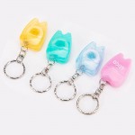 Tooth-shaped Dental Floss With Key Chain with Logo