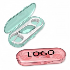 Refillable Portable Travel Floss Case 2 in 1 with Logo