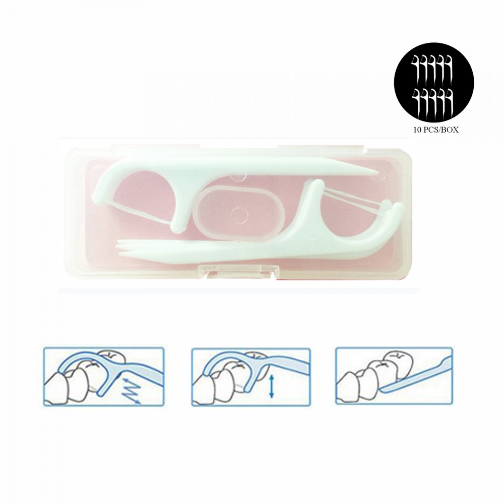 Silkscreen PE Dental Floss Kit with Logo