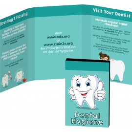 Awareness Tek Booklet with Dental Floss with Logo