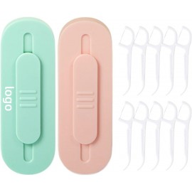 10PC/Box Automatic Dental Floss Storage Box with Logo