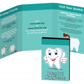 Awareness Tek Booklet with Dental Floss with Logo  Awareness Tek Booklet with Dental Floss with Logo