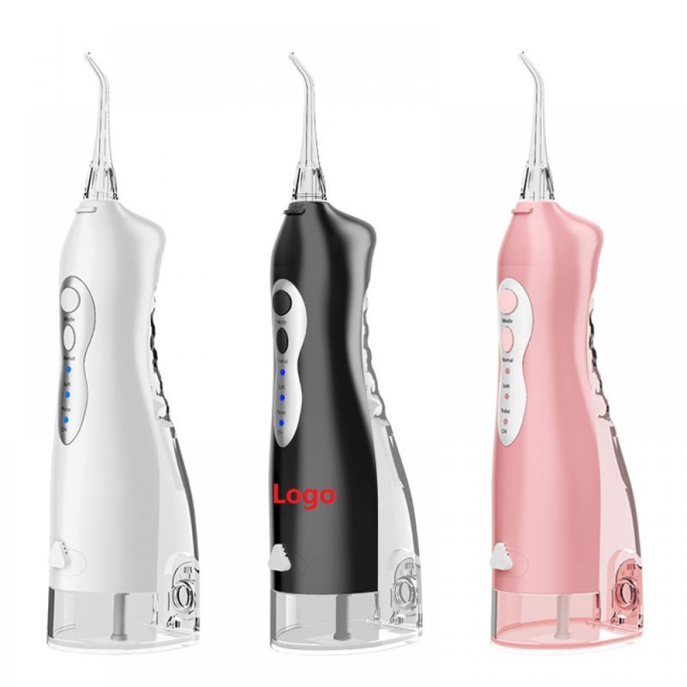 Custom USB Rechargeable Cordless Water Flosser Portable Oral Irrigator Tooth Cleaner