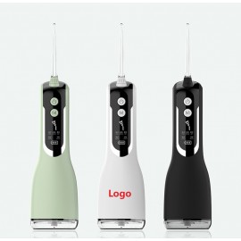 USB Rechargeable Cordless Water Flosser Portable Oral Irrigator Tooth Cleaner with Logo
