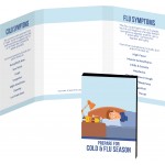 Custom Awareness Tek Booklet with Tooth Shaped Dental Floss