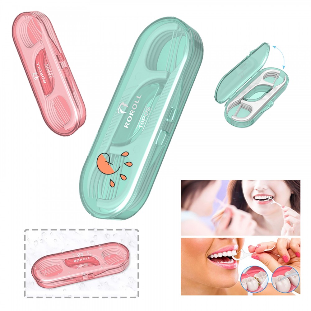 Personalized 10Pcs Deep Clean Health Care Disposable Dental Floss