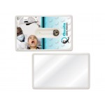 Promotional Credit Card Style Dental Floss with Mirror