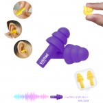 Safety Earplugs in clear case with Logo