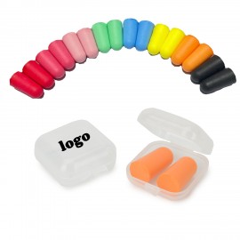 Promotional Pair Earplugs in Square Case