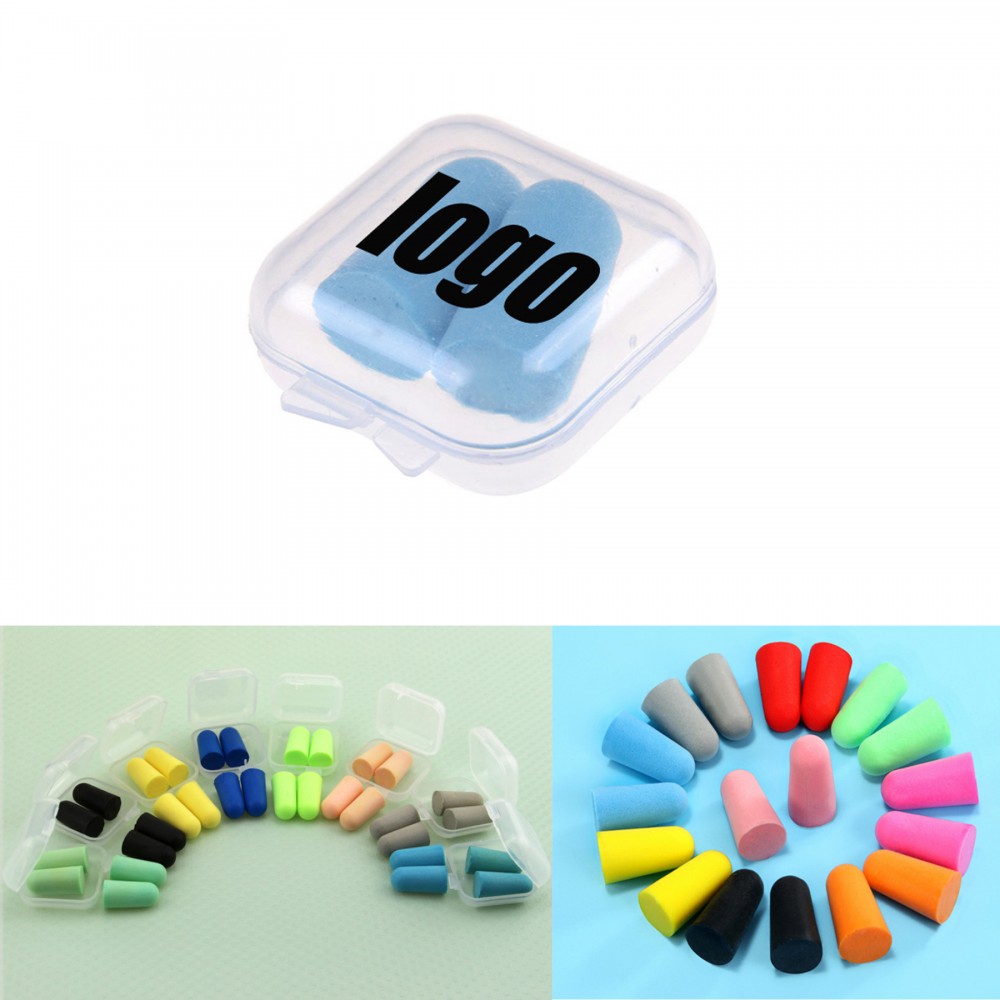 Custom Plastic Box Foam Earplugs