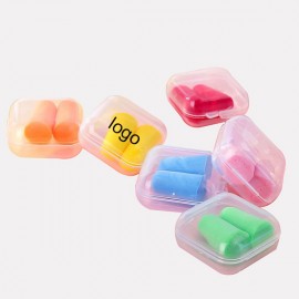 Promotional Soft Foam Ear Plug With Plastic Case
