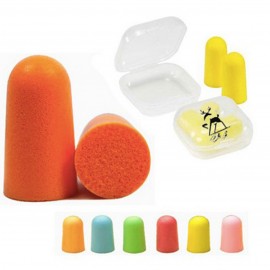 Sponge Earplugs In Storage Cases with Logo