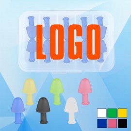 5 Pairs Earplugs in Case with Logo