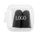 Soft Foam Earplugs With Case with Logo