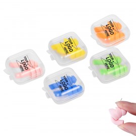 Noise Cancelling Silicone Ear Plugs for Sleeping with Logo