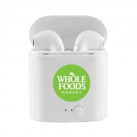 Logo Branded Oak Street True Wireless Stereo Earbuds