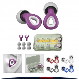 Zelax Silicone Earplugs with Logo