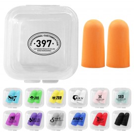 Custom Soft Soundproof Earplugs In Case