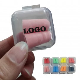 PU Foam Earplugs with Case with Logo