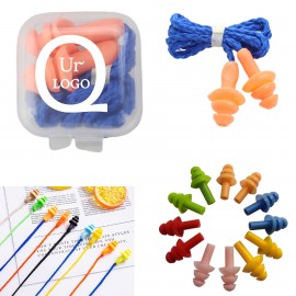 Reusable Silicone Ear Plugs with Logo