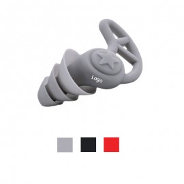 Portable Three-Layer Noise Cancelling Earplugs with Logo
