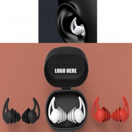Silicone Earplug In Case with Logo