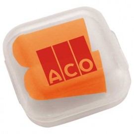 Earplugs In Case with Logo