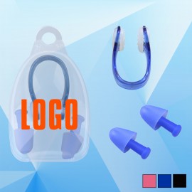 Earplugs In Case w/Nasal Splint with Logo