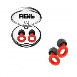 Promotional Ultra-Soft Noise-Proof Silicone Wireless Ear Plugs With Clear Case