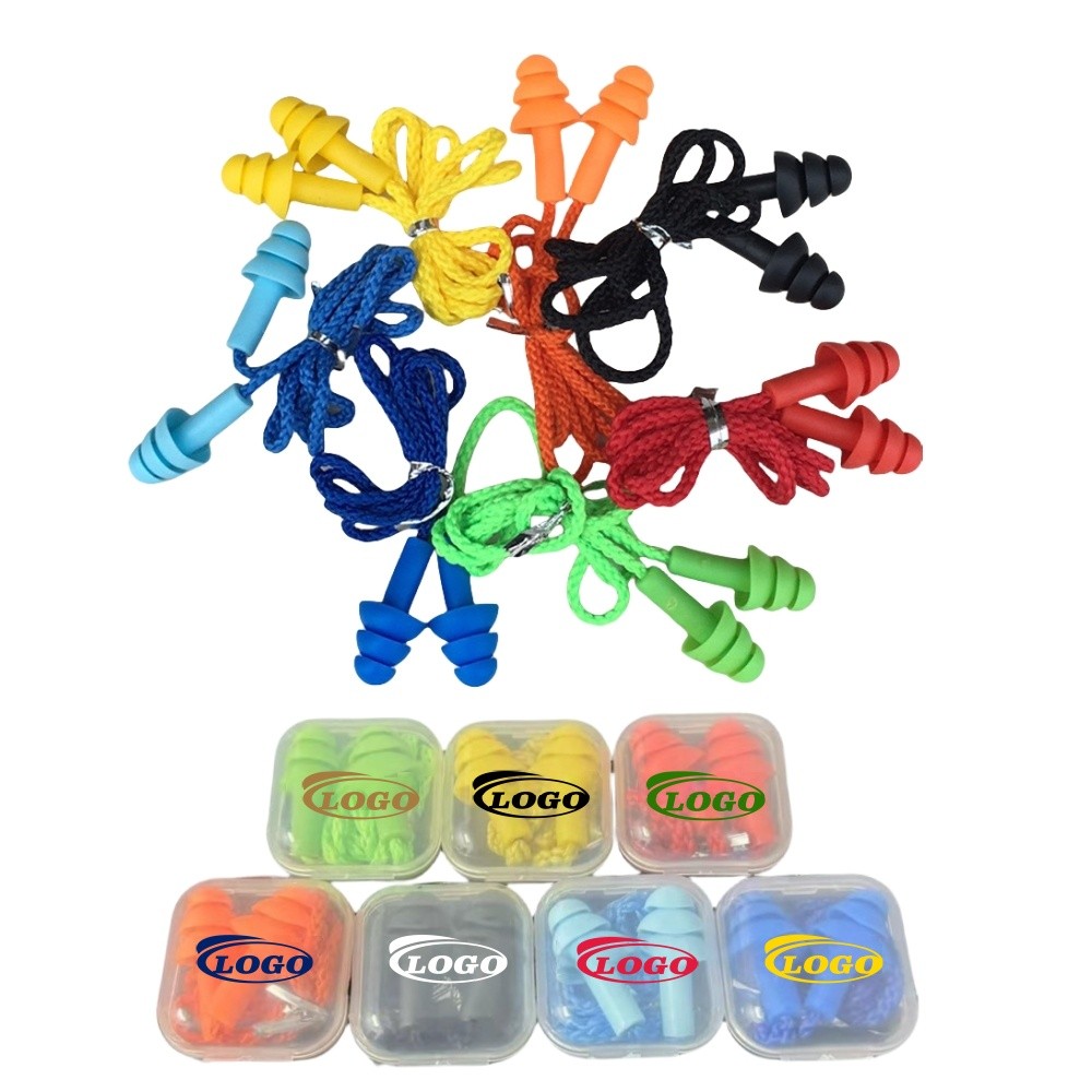 Promotional Soft Earplugs in Reusable Case